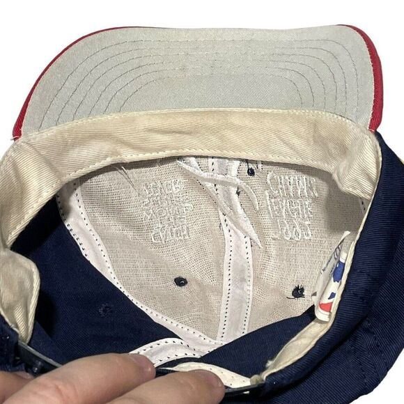 Vintage Atlanta Braves Adjustable Hat 1992 League Champs MLB Made In USA - Picture 5 of 7